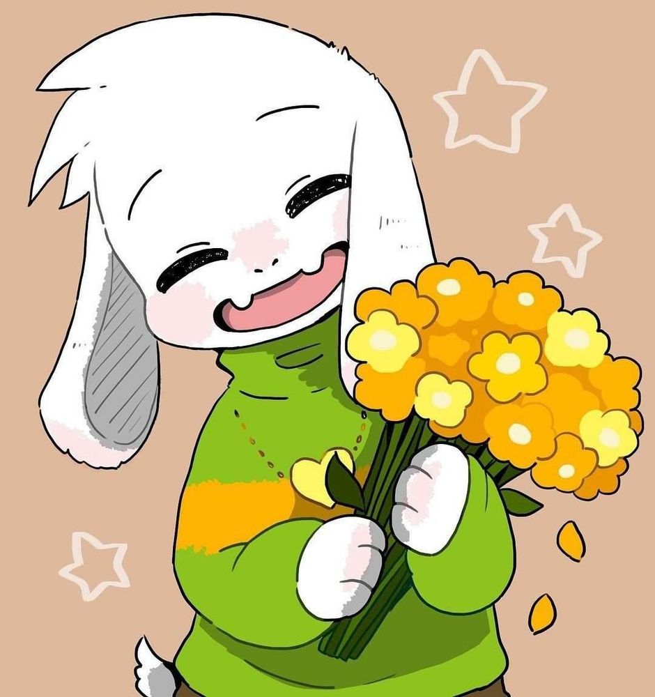 Asriel Dreemurr fanart by u_ika08.