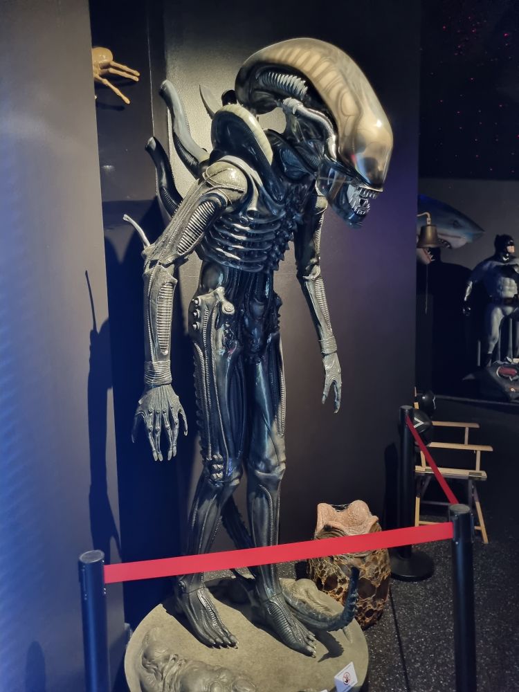 big alien at film museum