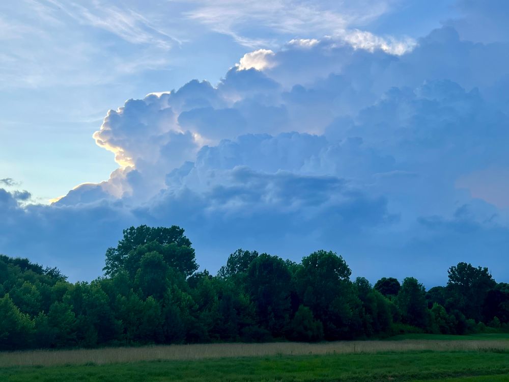 Thunderstorm over Lincoln County, NC
