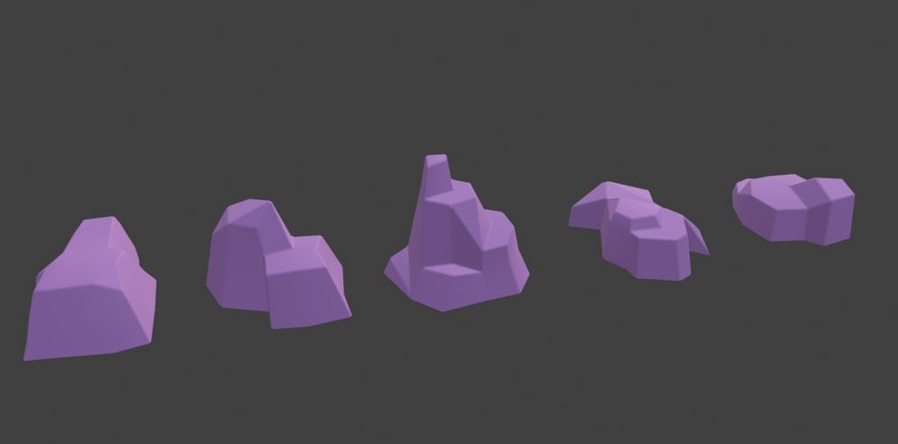 5 rocks