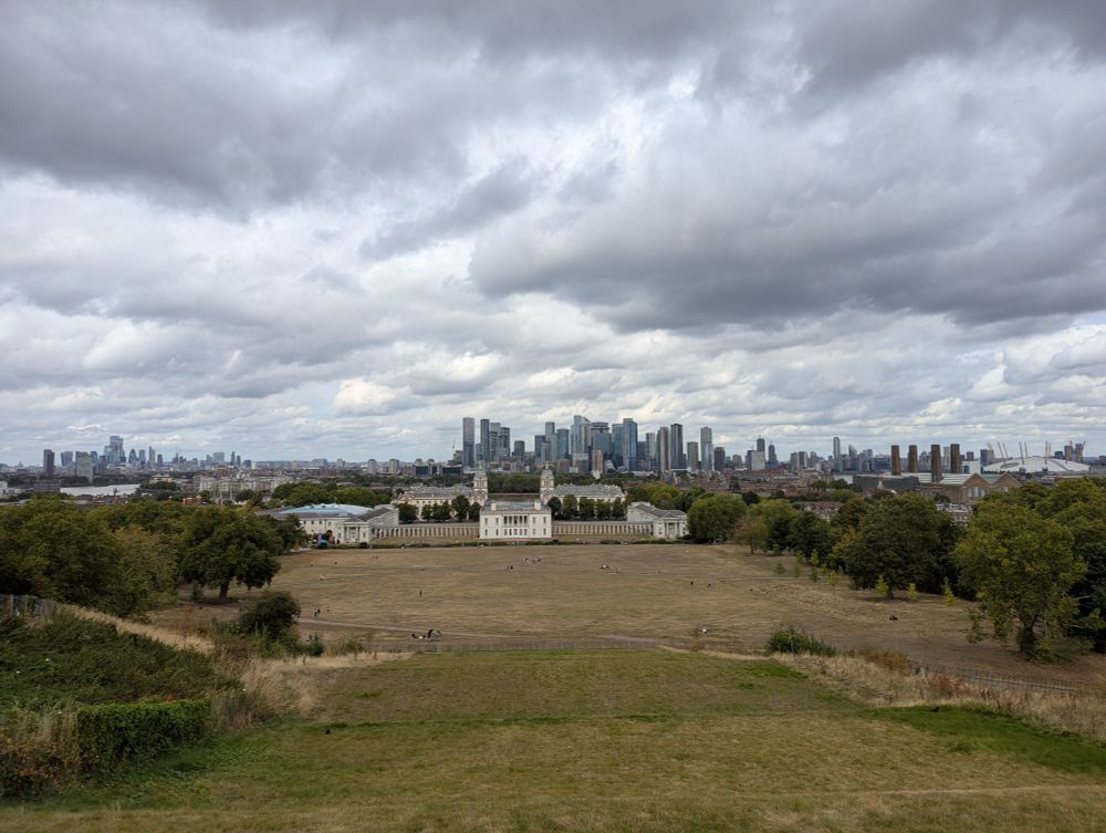 View from top of Greenwich park
