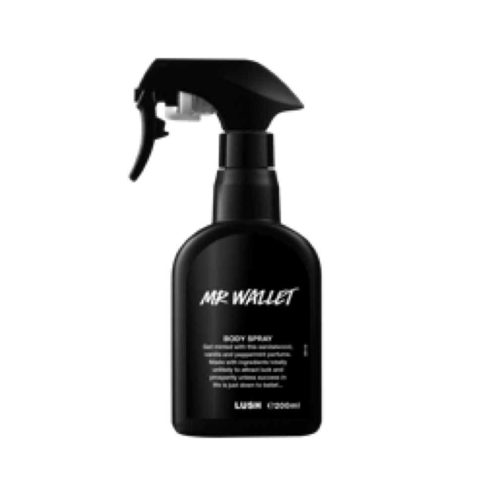 And Still there Never Seems To Be A Single Penny Left For Me | Lush Mr Wallet Body Spray - Luke Sam Sowden