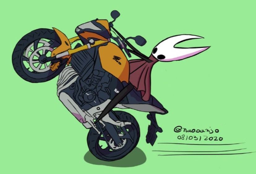 Hornet dando grau numa hornet dourada