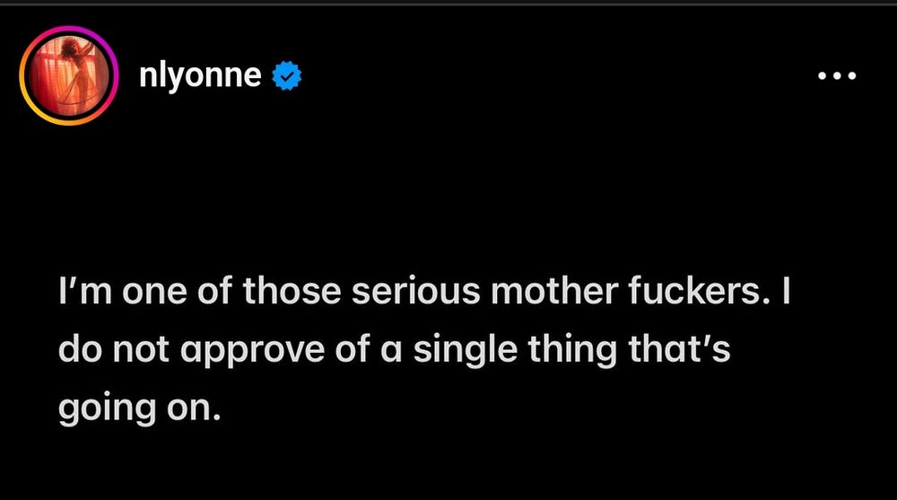 @natashalyonne is my shero today.