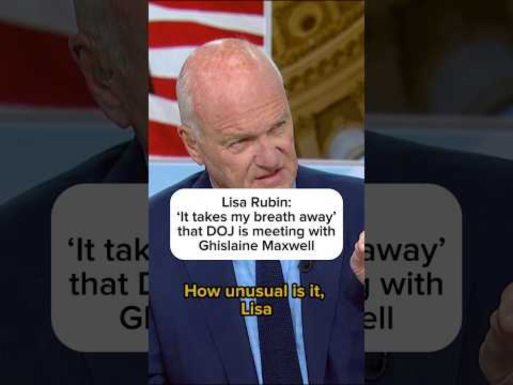 Lisa Rubin: 'It takes my breath away' that DOJ is meeting with Ghislaine Maxwell