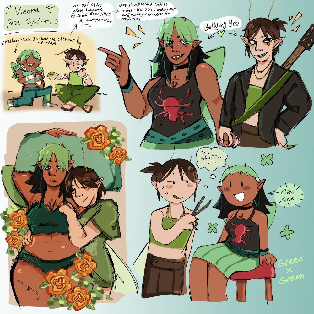 Old design and lore vieona (Ivy and cleona)
