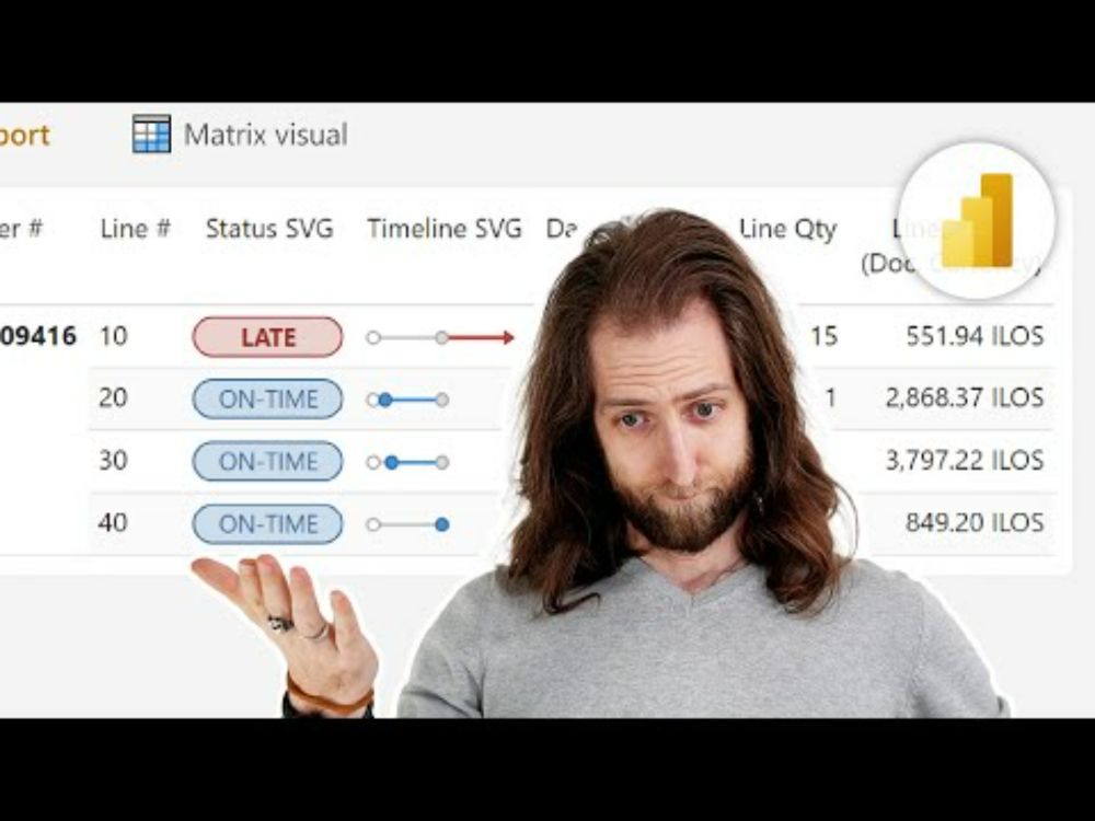 Creating custom visuals in Power BI with DAX