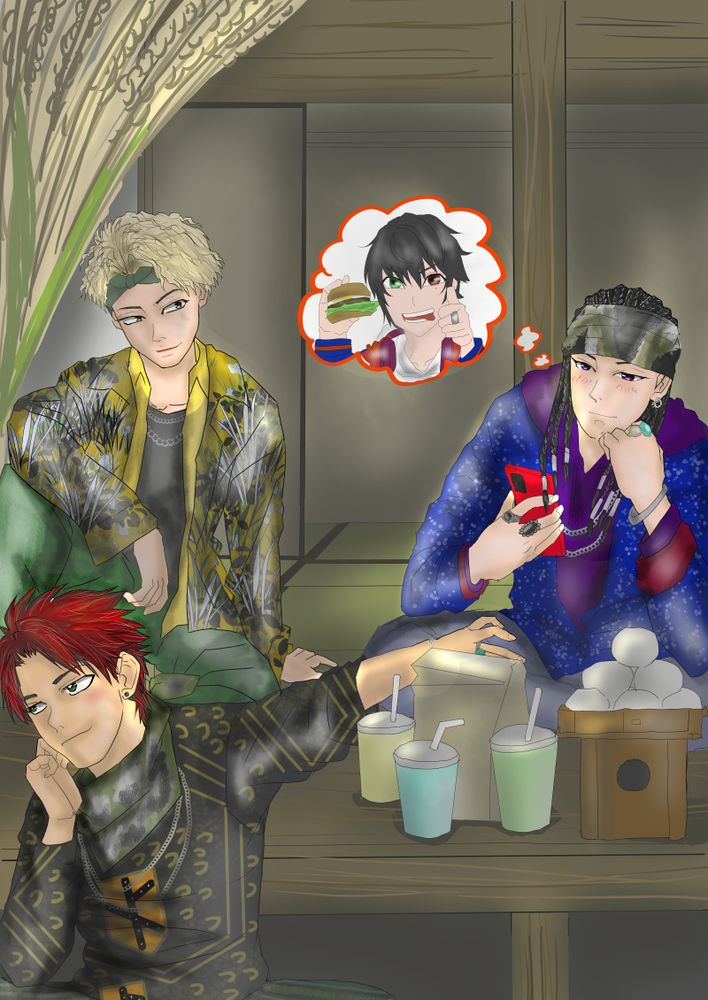 お月見のアカバネディビジョン