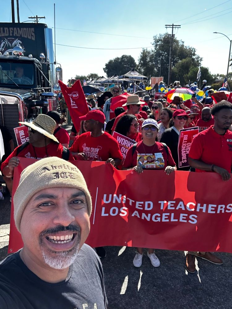 Sgvoices at labor day protest