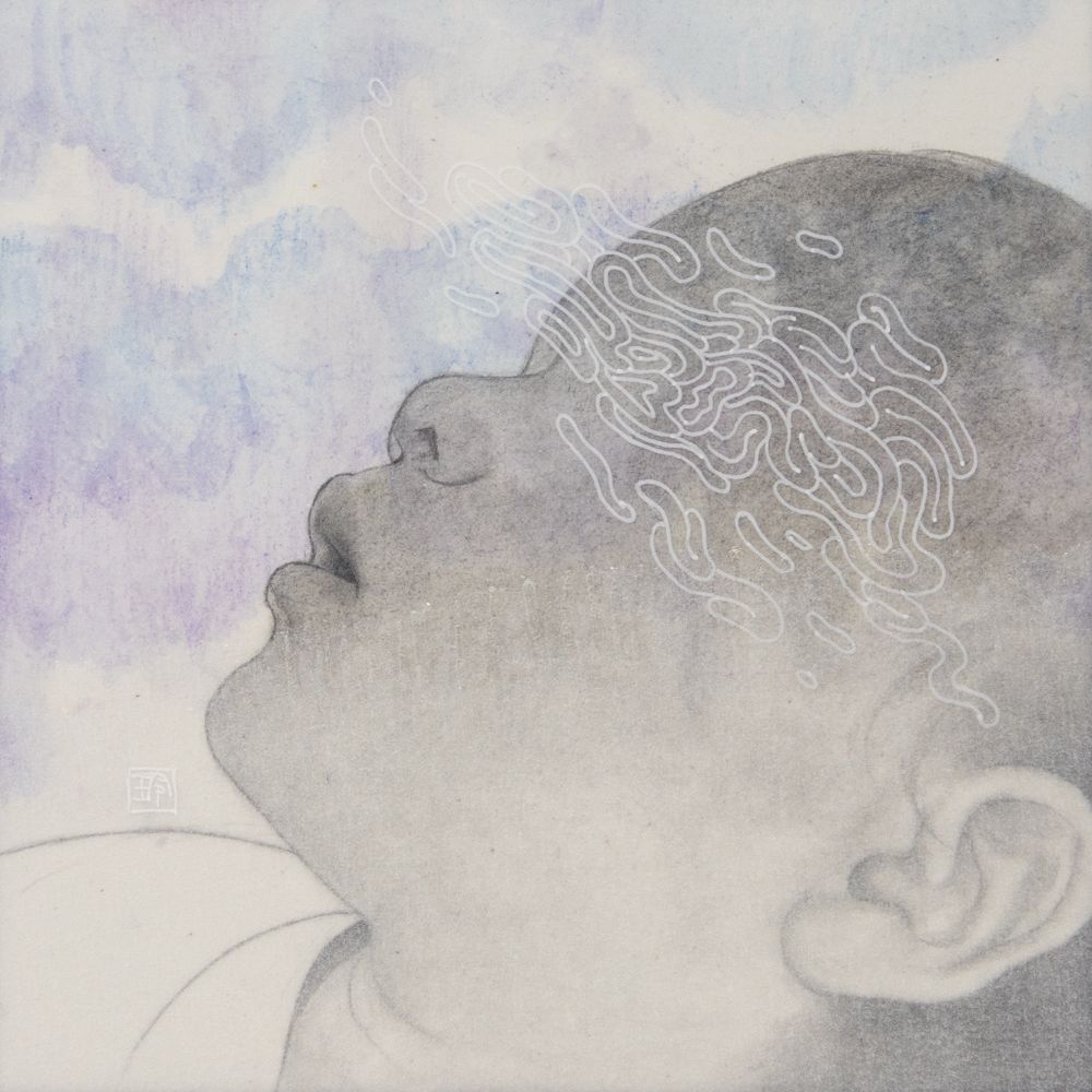 Swirls over baby’s face