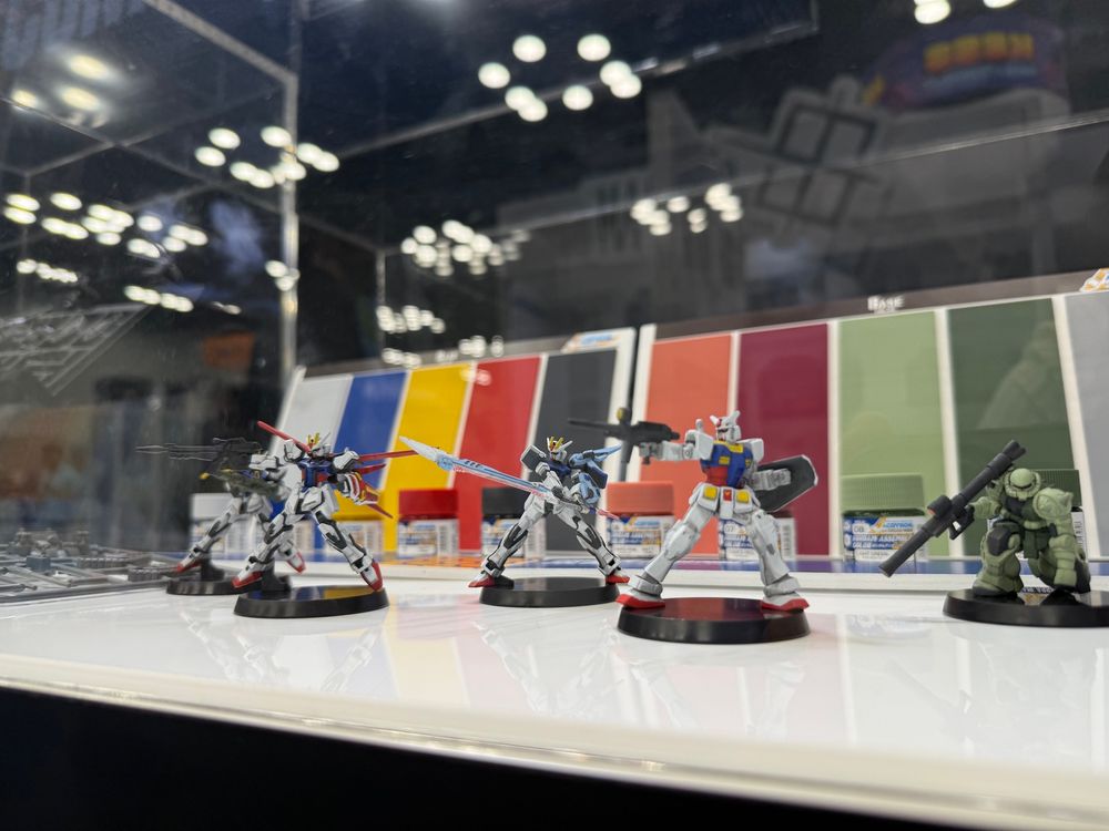 At Gundam Card Game booth at GenCon 