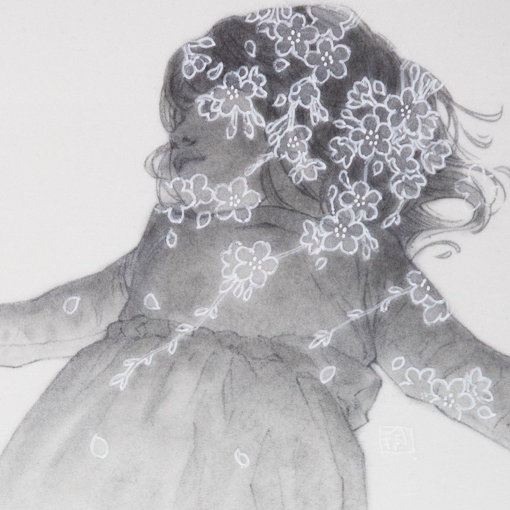 Close up of the face of the child drawing 