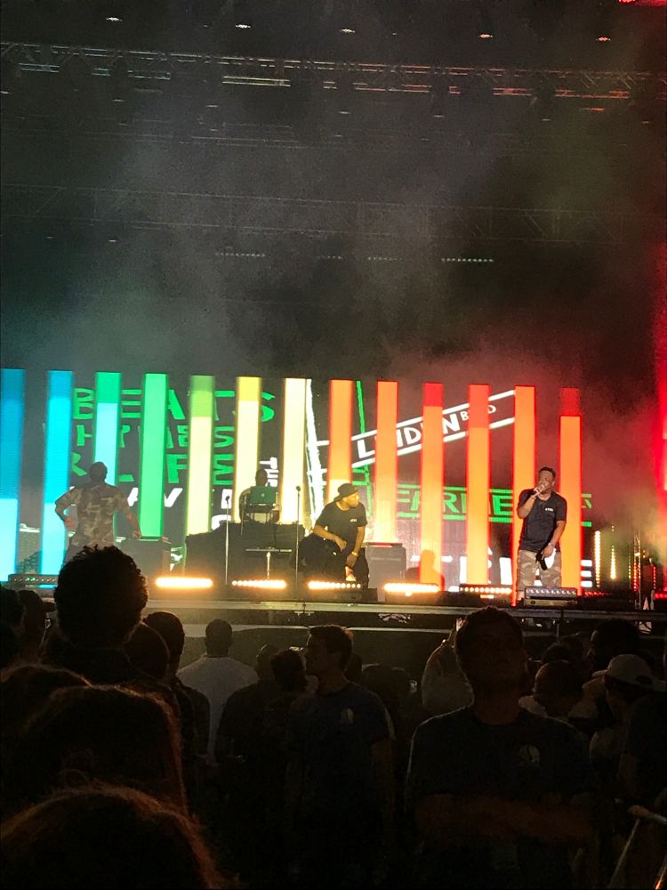Photo of the band A Tribe Called Quest taken at Pitchfork Festival 2017.