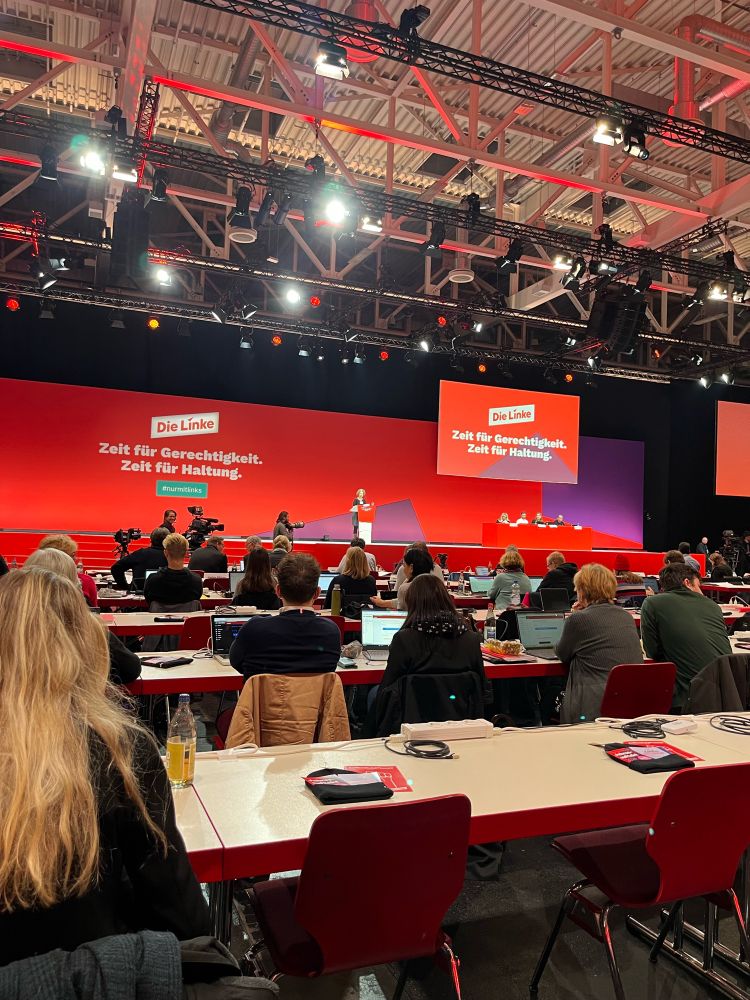 Bild aus dem Plenum des Bundesparteitags.