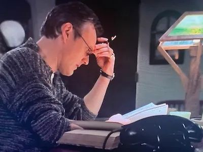 giles researching (buffy the vampire slayer)