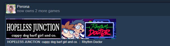 we finally got hopeless junction (and rhythm doctor i guess)