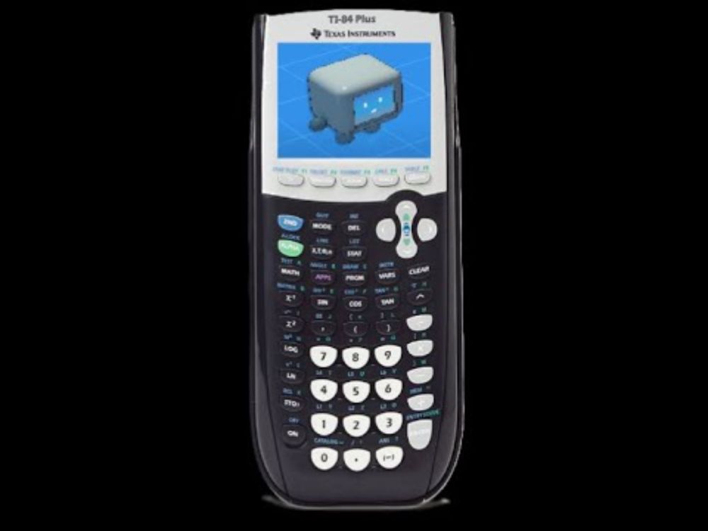 hello world but in a TI 84 Plus calculator