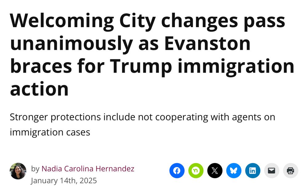 Welcoming City changes pass unanimously as Evanston braces for Trump immigration action. Stronger protections include not cooperating with agents on immigration cases. by Nadia Carolina Hernandez January 14th, 2025