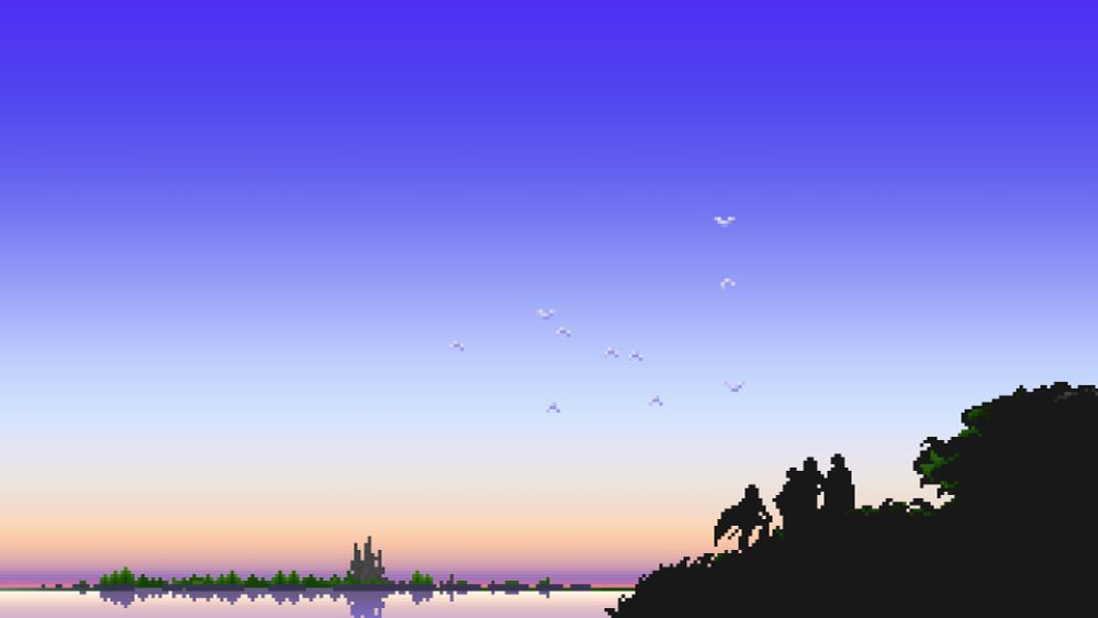 Screenshot from the pixel remaster of Final Fantasy (1)