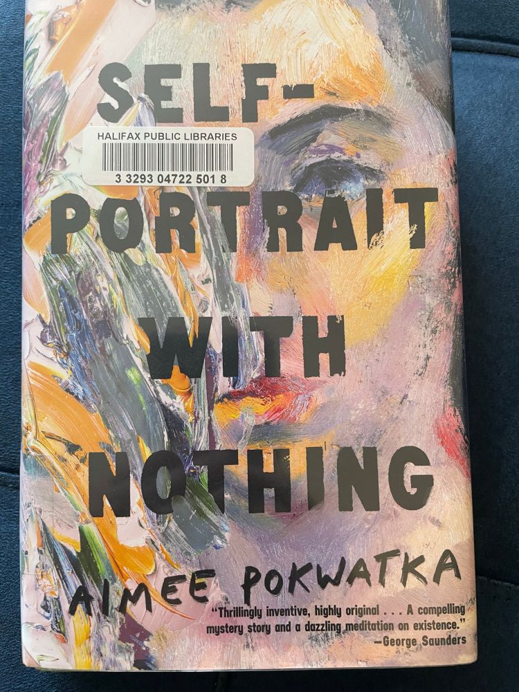 Cover of Aimee Pokwatka’s book “Self-Portrait with Nothing”