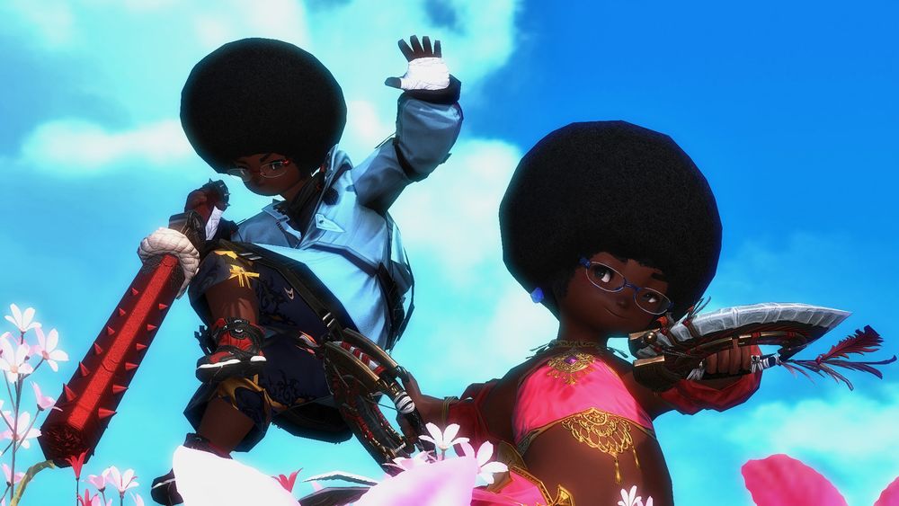 Two different Rumrum's posing for the camera while looking both cool and cute as heck!