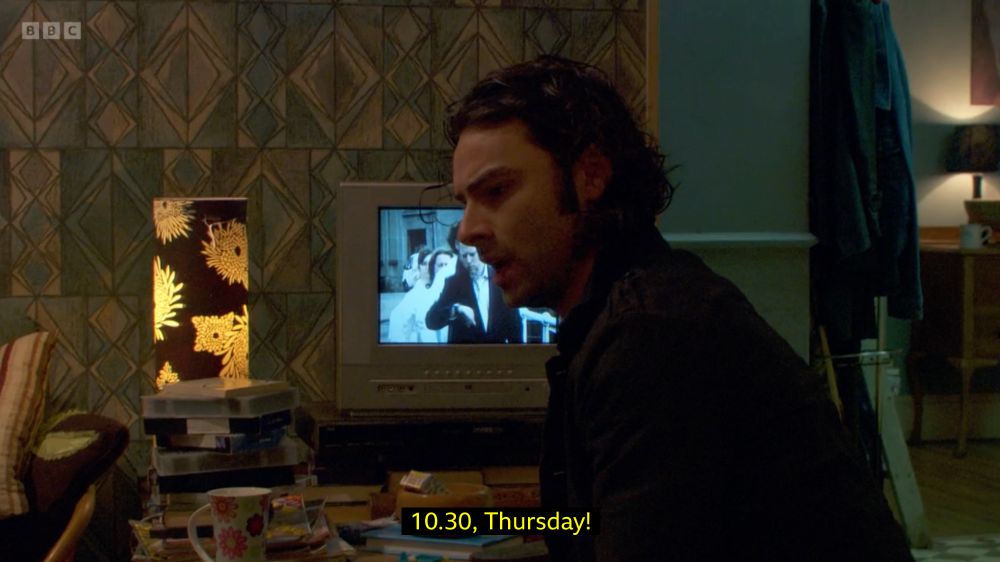 Mitchell, from being human: "10:30, Thursday!-"