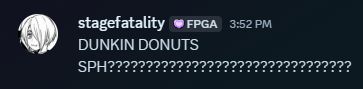a dm from me to someone else
i am saying:
DUNKIN DONUTS SPH????????????????????????????????