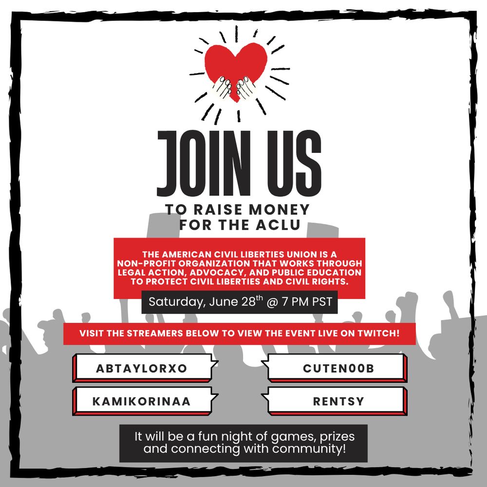 ACLU charity stream 