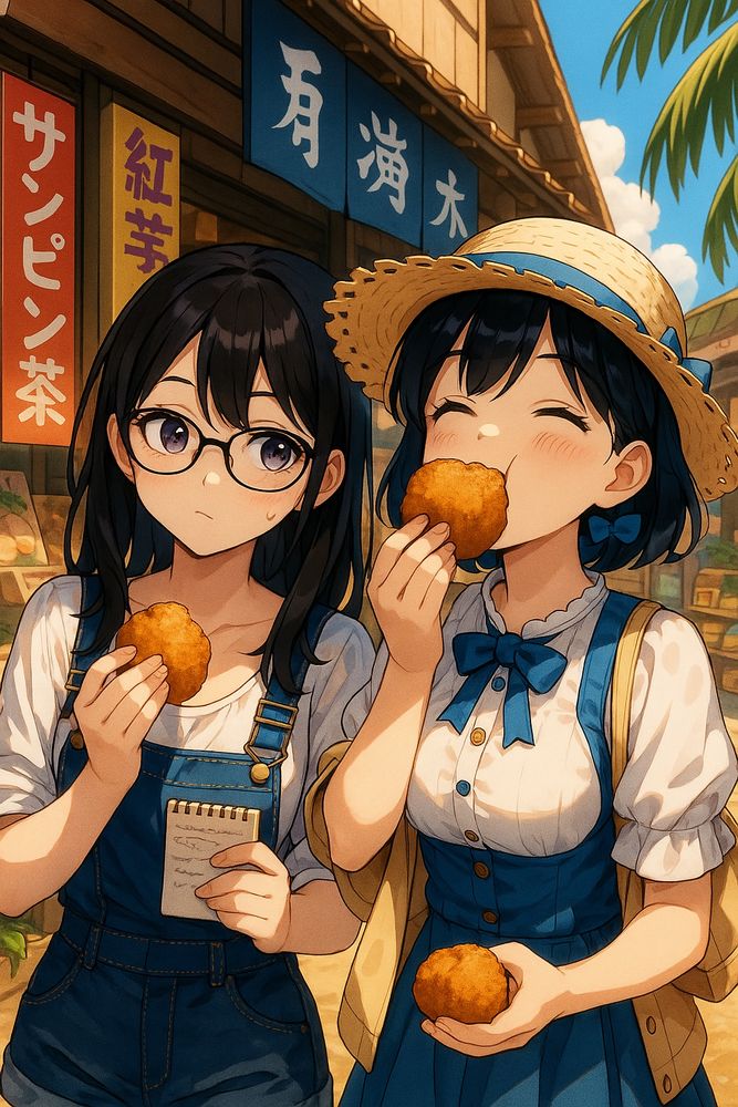 きよこのサータアンダギー🍩
りことミコさん、2人の大好きなお店💕(もちろんご主人さまも)

今日でアカネさん達も推しのお店になってくれたらいいなぁ✨