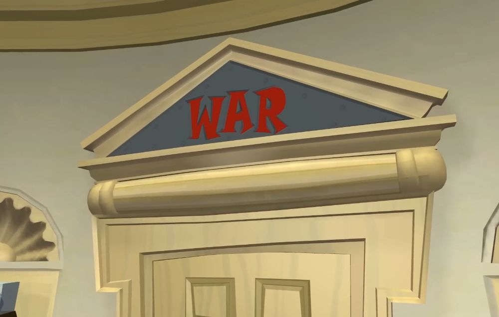 The WAR room from Sam and Max: Save the World.
Heavens help they are making it real.