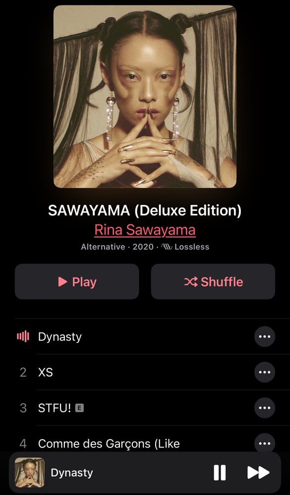 Listening to the album Sawayama with Dynasty playing 