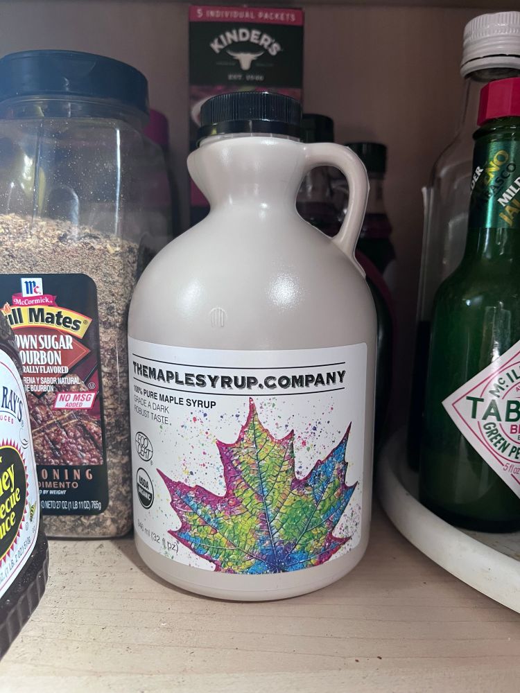 Maple syrup from Canada