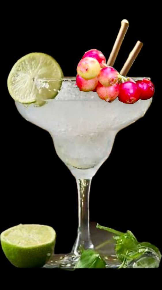 festive margarita with cranberry