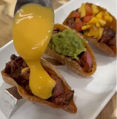 flight of mini tacos