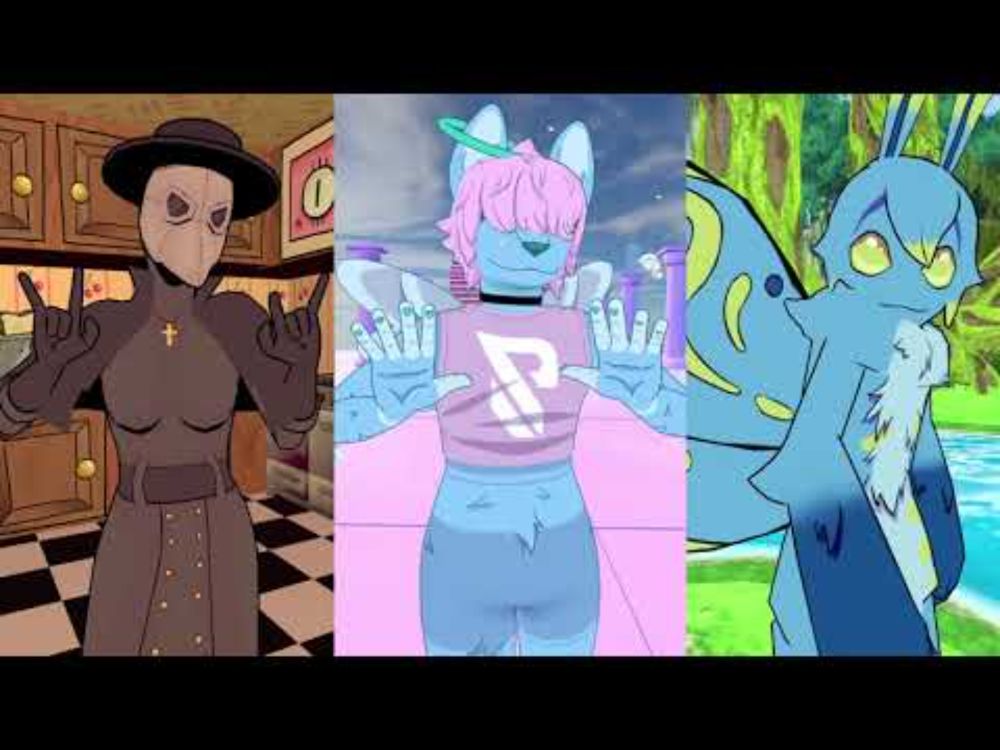 CometNeon's Vtuber and VRChat model demo reel 2025