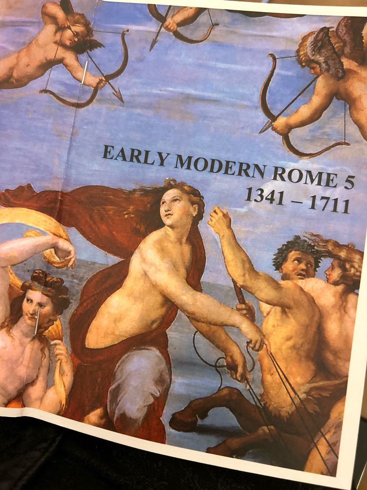 Detail of Raphael’s Galatea on conference program