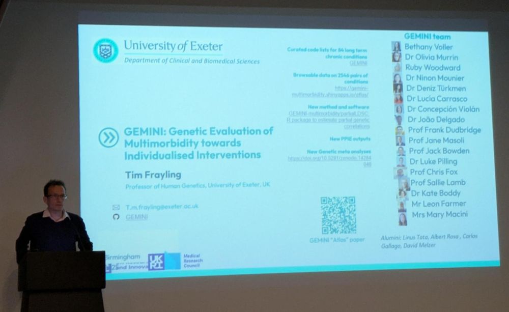 Professor Tim Frayling presenting the GEMINI slides