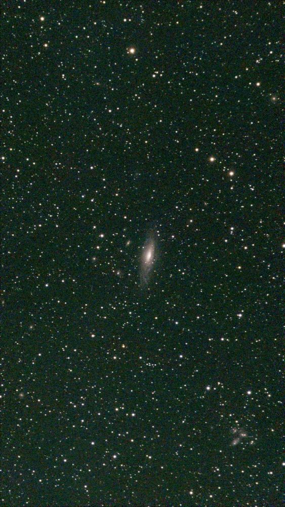 NGC 7331 The Deer Lick Group - unprocessed image. 