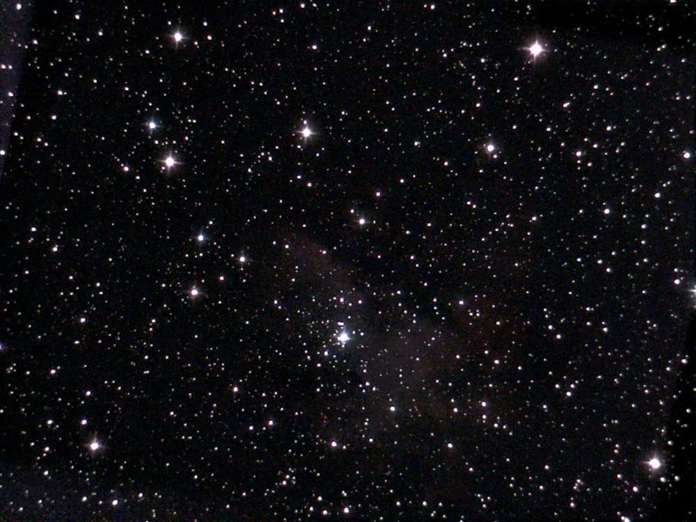 Nebula NGC 281 The Pac-Man Nebula - unprocessed image. 