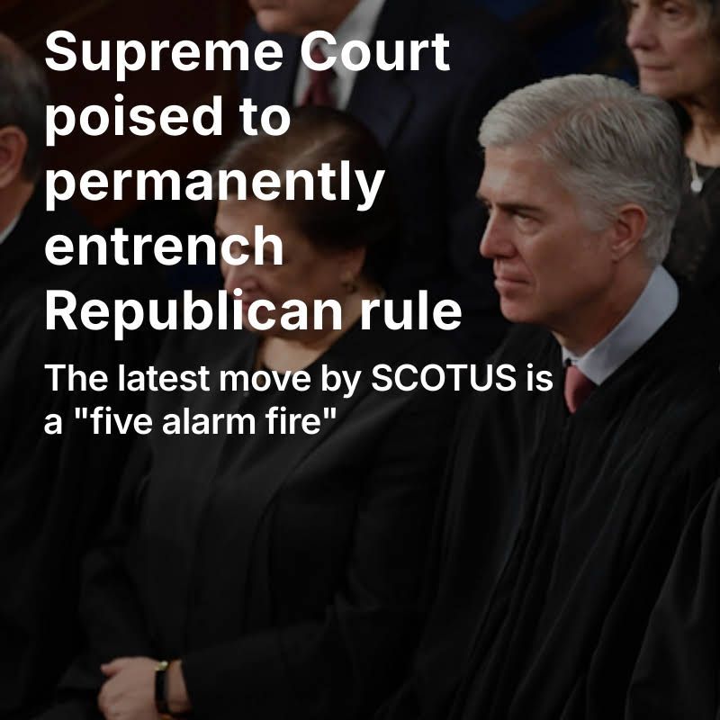 "Right now the country’s attention is trained on Texas Republicans gerrymandering their maps even further in an effort to steal an additional five seats in m...
