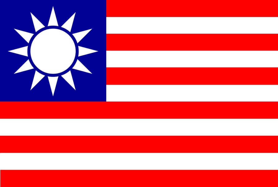 Based on Teo Eng Hock's proposal for the new Chinese Republican flag back in 1906, the second variant of (King)Chu national flag has the same description as the first variant, but with different proportions with a square canton.

Source: https://www.deviantart.com/ramones1986/art/Flag-of-Kingchu-Chuguo-Variation-2-909526725