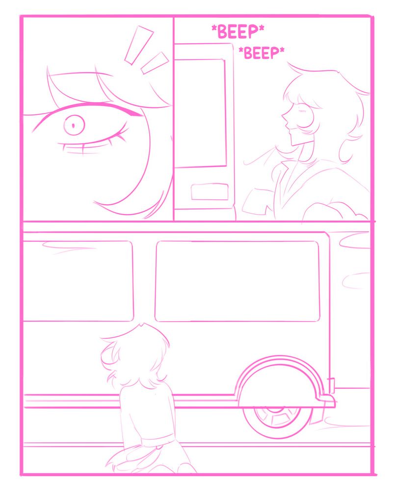 Wip of my oc Leo almost getting isekaied