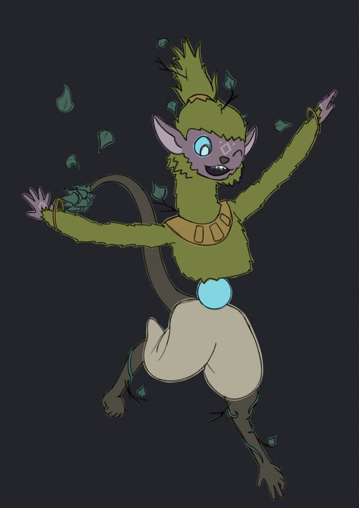 Hedrium, the deity of the jungle-moon the Xoth live on