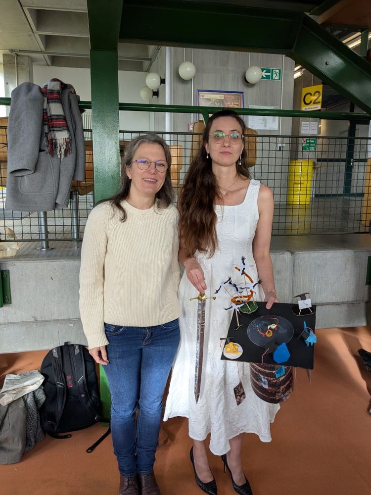 Hester and myself with her PhD hat.