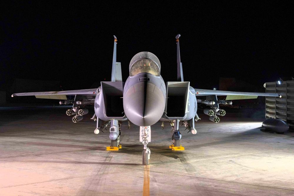 F-15E Armed With Drone Killing Laser-Guided Rockets Appears