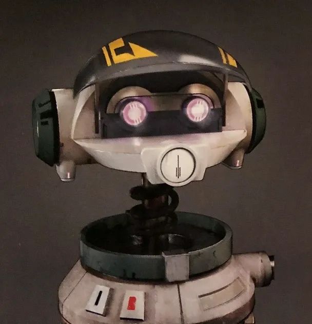 RX-droid concept art from the Art of Star Wars Galaxy's Edge