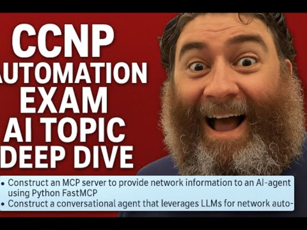 CCNP Automation Preparation   MCP and AI Agent Deep Dive