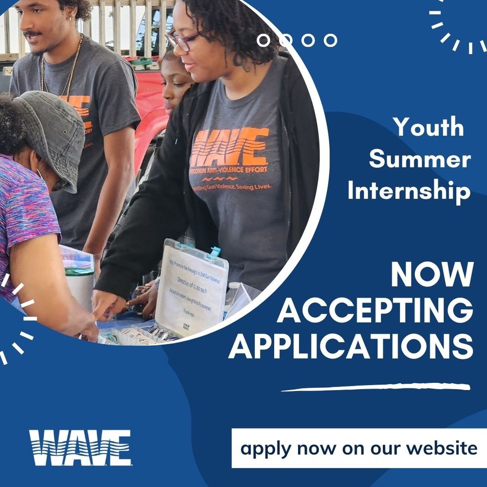 WAVE Youth summer internship now accepting applications. Apply now on our website