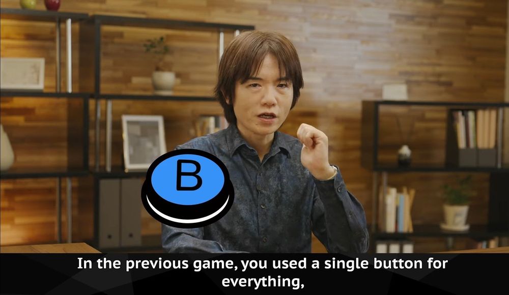 “In the previous game, you used a single button for everything,”