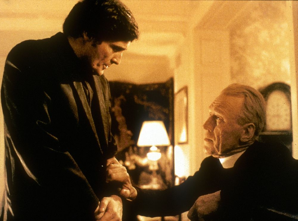 Jason Miller and Max von Sydow as priests in "The Exorcist."